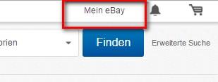 eBay Login, Navigation