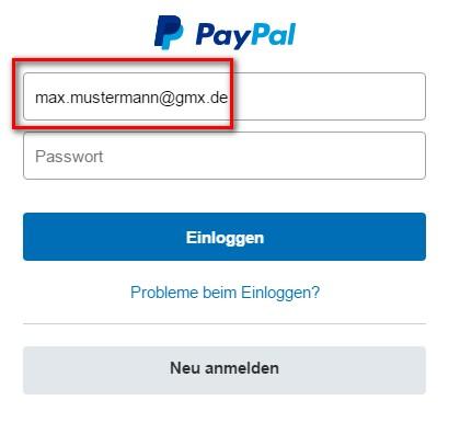 contact paypal login