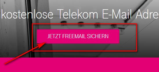 T-Online Email Konto erstellen, Jetzt Freemail sichern
