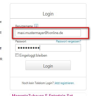 Telekom email login