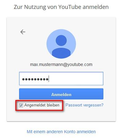 YouTube Login: Konto Login starten